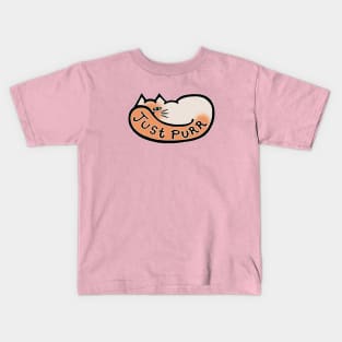 JUST PURR, Siamese Cat Kids T-Shirt